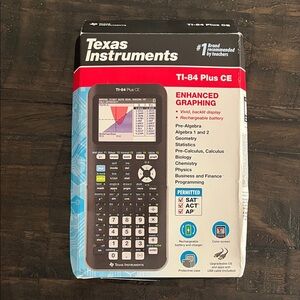 Texas Instruments TI-84 Plus CE Enhanced Graphing - Black